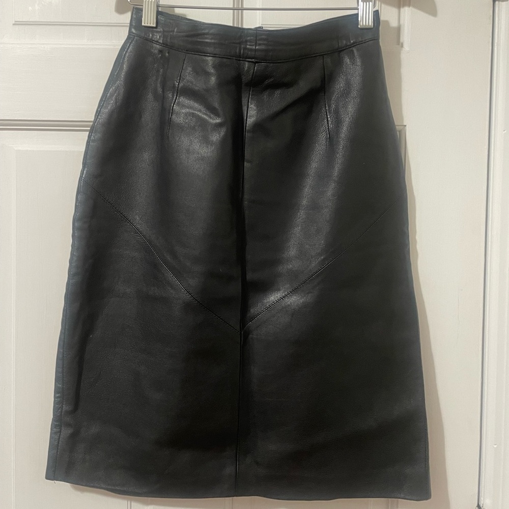 Vintage Leather skirt